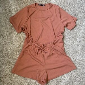 PrettyLittleThing Blush Lounge Set